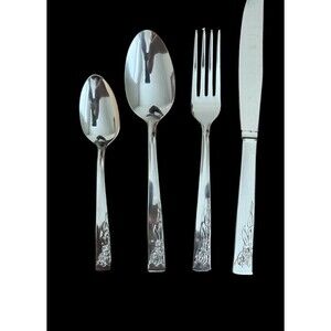 Oneida COBBLESTONE Daffodil Stanhome Stainless Flatware Set 20